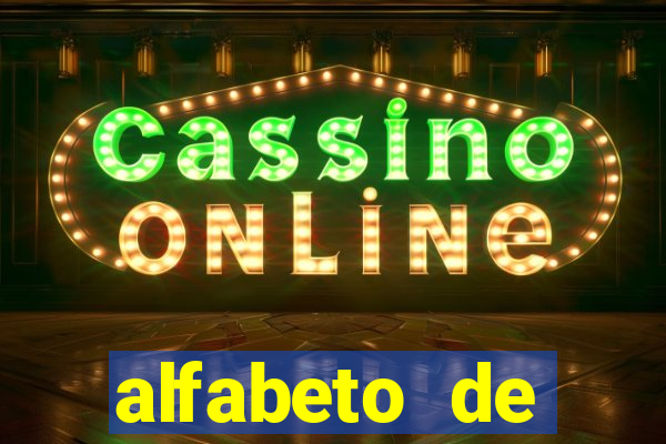 alfabeto de caligrafia bonita